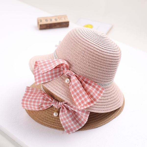 children's straw hat sun hat parent-child mother and child beach travel baby, Yellow
children's straw hat sun hat parent-child mother and child beach travel baby, Yellow