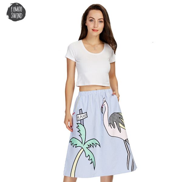 women sweet skirt coconut tree print striped skirts faldas mujer elastic waist pockets fashion ladies streetwear mid calf bsq552, Black
women sweet skirt coconut tree print striped skirts faldas mujer elastic waist pockets fashion ladies streetwear mid calf bsq552, Black