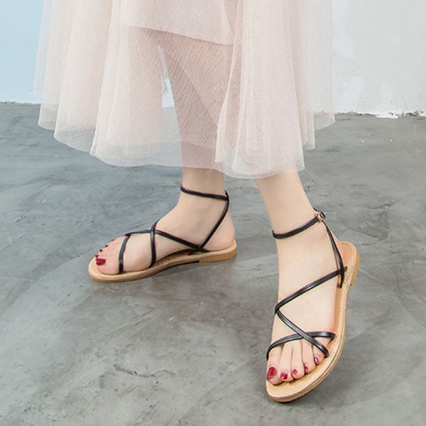 2019 women's beach sandals spring summer ladies shoes woven flat heel slides roman shoes fashion flip flops chaussures#n3, Black
2019 women's beach sandals spring summer ladies shoes woven flat heel slides roman shoes fashion flip flops chaussures#n3, Black