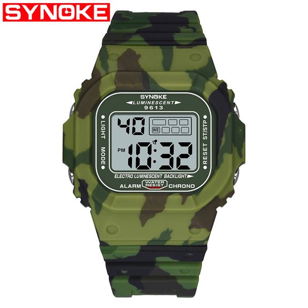 camouflage square electronic watch sports multifunction luminous waterproof mens watches led digital watches male clocks wristwatch, Slivery;brown
camouflage square electronic watch sports multifunction luminous waterproof mens watches led digital watches male clocks wristwatch, Slivery;brown