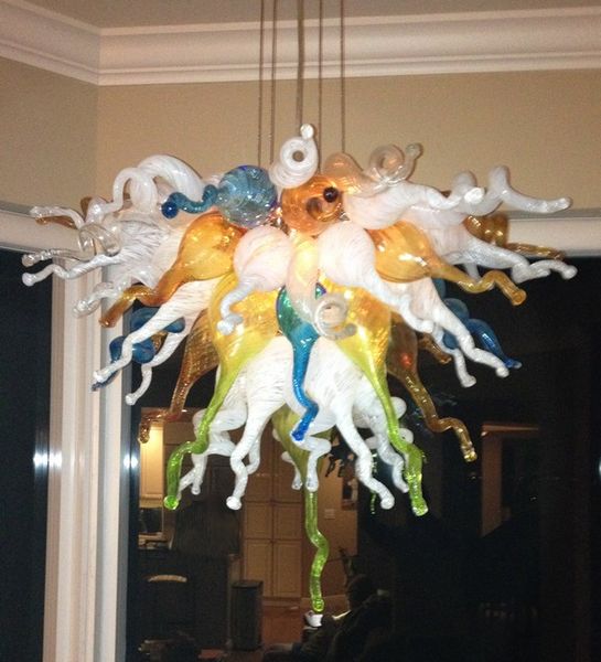 100% mouth blown borosilicate murano glass chandelier dale chihuly art handicraft modern decorative bedroom ceiling lights
100% mouth blown borosilicate murano glass chandelier dale chihuly art handicraft modern decorative bedroom ceiling lights