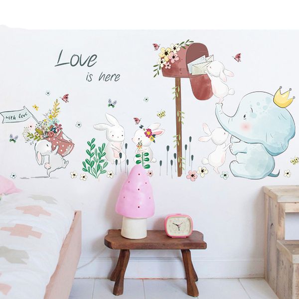 cartoon lovely animals wall stickers for kids rooms rabbits elephant recieve email decorative vinyls for walls room decor
cartoon lovely animals wall stickers for kids rooms rabbits elephant recieve email decorative vinyls for walls room decor