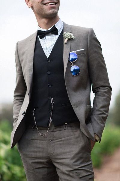 brand new grey groom tuxedos notch lapel groomsmen mens wedding dress popular man jacket blazer 3 piece suit(jacket+pants+vest+tie) 902, Black;gray
brand new grey groom tuxedos notch lapel groomsmen mens wedding dress popular man jacket blazer 3 piece suit(jacket+pants+vest+tie) 902, Black;gray