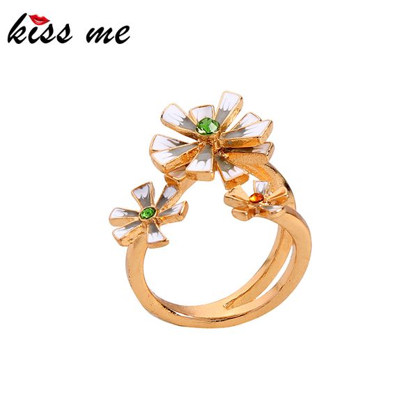 kissme unique enamel green shiny crystal flowers cocktail finger ring for women gifts gold color special design fashion jewelry, Golden;silver
kissme unique enamel green shiny crystal flowers cocktail finger ring for women gifts gold color special design fashion jewelry, Golden;silver