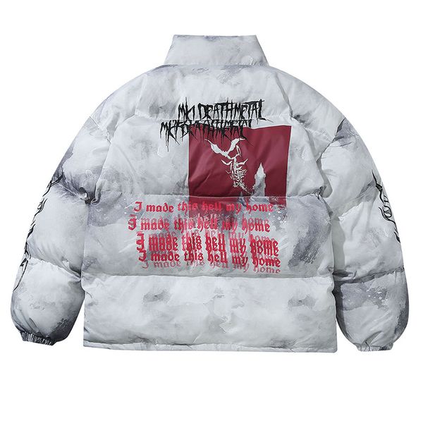 harajuku dark letter graffiti men parka winter hip hop thick padded jackets couple punk rock hooded bubble coat men streetwear, Black
harajuku dark letter graffiti men parka winter hip hop thick padded jackets couple punk rock hooded bubble coat men streetwear, Black
