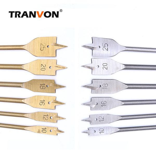 6pcs high-carbon steel wood flat bit woodworking drill hexagonal handle woodworking hole opener set flat bit plank punch10mm-25m
6pcs high-carbon steel wood flat bit woodworking drill hexagonal handle woodworking hole opener set flat bit plank punch10mm-25m