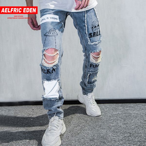 Aelfric Eden Reflective Men Skinny Ripped Jeans 2018 Vintage Biker Jogger Distressed Hole Baggy Denim Slim Fit Casual Pants KJ06
Aelfric Eden Reflective Men Skinny Ripped Jeans 2018 Vintage Biker Jogger Distressed Hole Baggy Denim Slim Fit Casual Pants KJ06