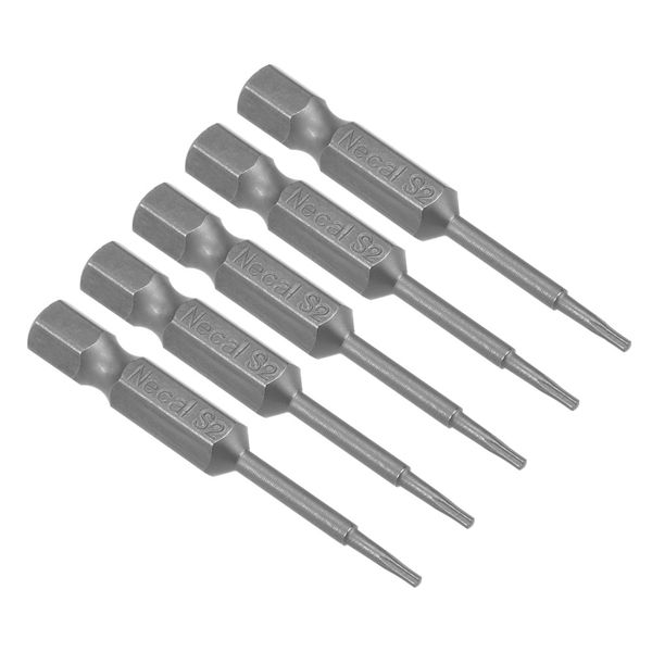 uxcell 5pcs t5/6/8/9/10/15/20/25/27 1/4"hex shank s2 high alloy steel magnetic torx head replacement screwdriver bits
uxcell 5pcs t5/6/8/9/10/15/20/25/27 1/4"hex shank s2 high alloy steel magnetic torx head replacement screwdriver bits