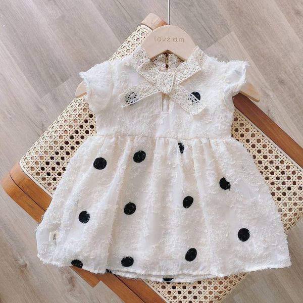 girl's dresses girls princess dress 2021 summer dot polka lace children kids baby infants outfits party vestidos s10968, Red;yellow
girl's dresses girls princess dress 2021 summer dot polka lace children kids baby infants outfits party vestidos s10968, Red;yellow