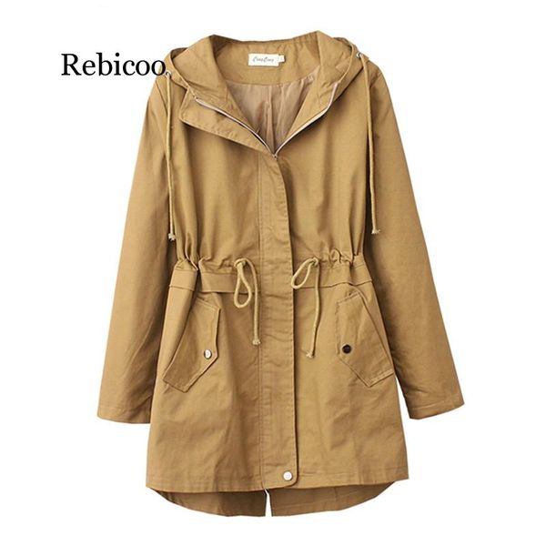 plus size 4xl trench coat women korean fashion adjustable waist outwear 2019 spring autumn lady casual loose hooded windbreaker, Tan;black
plus size 4xl trench coat women korean fashion adjustable waist outwear 2019 spring autumn lady casual loose hooded windbreaker, Tan;black