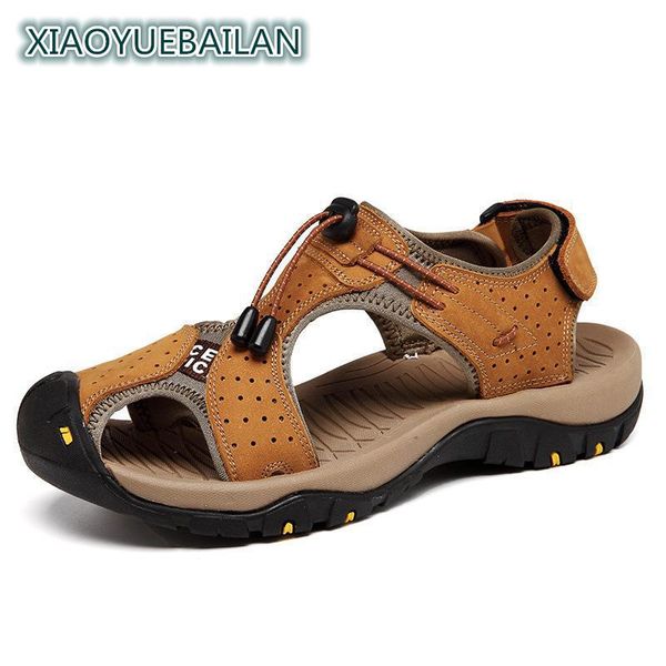 2018 summer new men wear-resistant fashion comfort sandals, leisure shoes breathable leather sandals, Black
2018 summer new men wear-resistant fashion comfort sandals, leisure shoes breathable leather sandals, Black