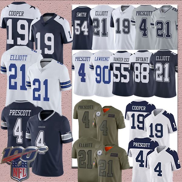 

4 dak prescott cowboy 21 ezekiel elliott jersey 19 amari cooper 55 leighton vander esch 54 jaylon smith emmitt smith 90 demarcus lawrence, Black;red