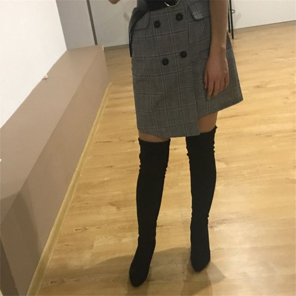 booties for autumn zapatos mujer shop shoes women winter warm high woman long boots, Black
booties for autumn zapatos mujer shop shoes women winter warm high woman long boots, Black