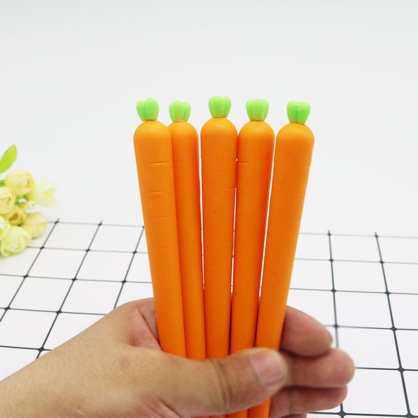 30 pcs wholesale gel pen creative cute pen cartoon silicone gel carrot modeling neutral kawaii school supplies
30 pcs wholesale gel pen creative cute pen cartoon silicone gel carrot modeling neutral kawaii school supplies