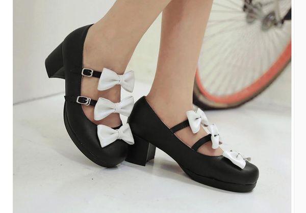 2020 spring and autumn with new style fashion middle heel coarse heel round head bowknot waterproof table women's shoes@mkiol127, Black
2020 spring and autumn with new style fashion middle heel coarse heel round head bowknot waterproof table women's shoes@mkiol127, Black