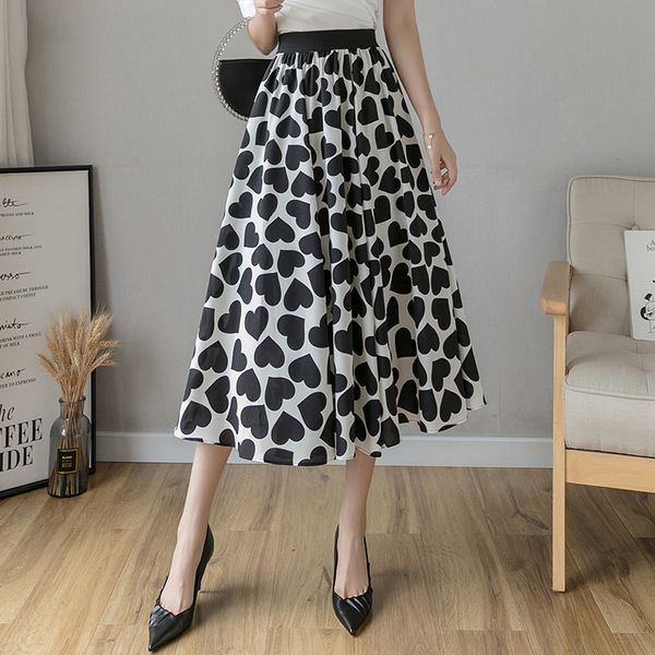 skirts sweet heart print summer skirt elastic waist loose slim tulle womens chic female jupe faldas mujer saia, Black
skirts sweet heart print summer skirt elastic waist loose slim tulle womens chic female jupe faldas mujer saia, Black