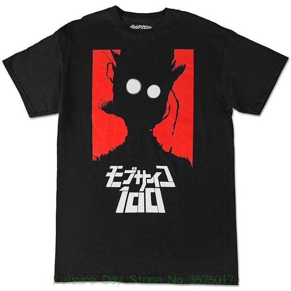 summer mens print t-shirt loot crate mob psycho crunchyroll t-shirt exclusive, White;black