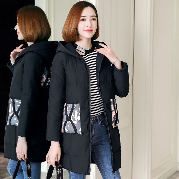 middle-aged women winter jacket women plus size jackets and coats female cotton long parkas mujer stitching printed hooded coat, Black
middle-aged women winter jacket women plus size jackets and coats female cotton long parkas mujer stitching printed hooded coat, Black