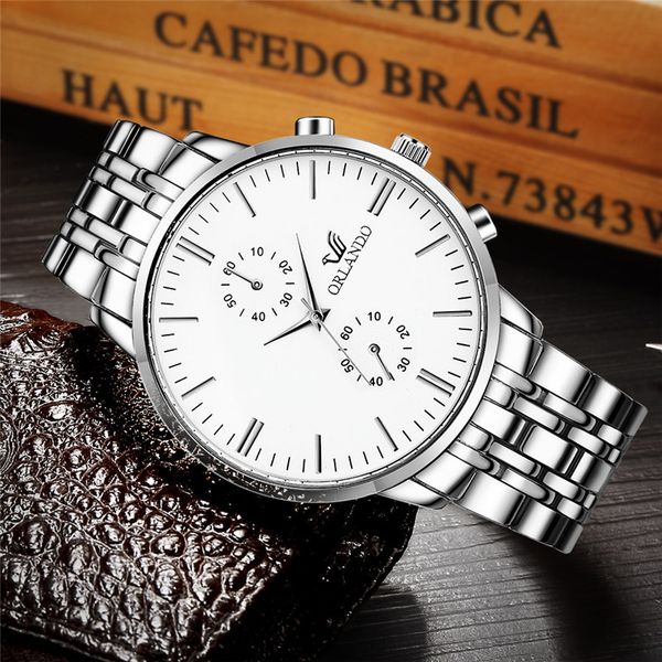 orlando watch men casual watches stainless steel quartz wristwatches relogio masculino reloj hombre erkek kol saati, Slivery;brown
orlando watch men casual watches stainless steel quartz wristwatches relogio masculino reloj hombre erkek kol saati, Slivery;brown