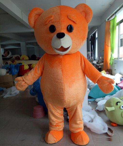 2019 factory sale orange colour plush teddy bear mascot costume for to wear, Red;yellow
2019 factory sale orange colour plush teddy bear mascot costume for to wear, Red;yellow