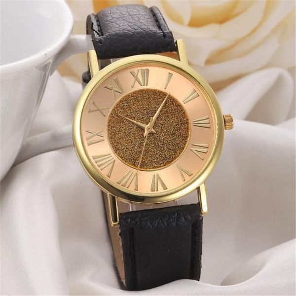 women watch retro stainless steel analog alloy quartz wrist watch retro design leather band quartz wrist watches, Slivery;brown
women watch retro stainless steel analog alloy quartz wrist watch retro design leather band quartz wrist watches, Slivery;brown