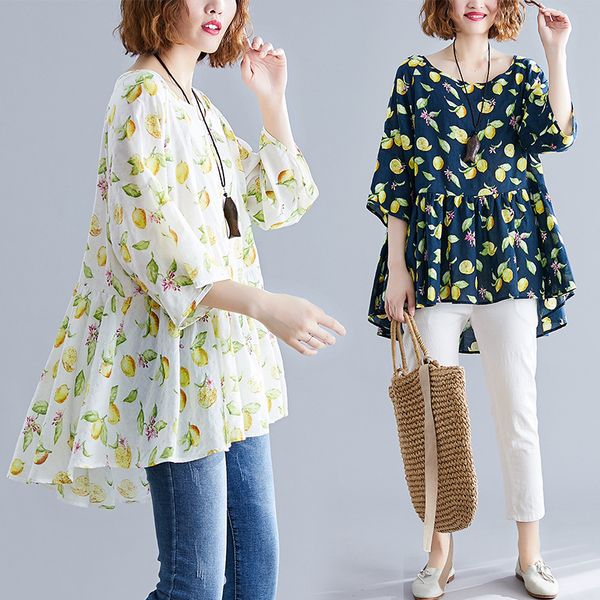 p shoot shirt short sleeve 2019 new style puffy summer wear cotton linen loose-fit plus-sized a- line girl's shirt, White
p shoot shirt short sleeve 2019 new style puffy summer wear cotton linen loose-fit plus-sized a- line girl's shirt, White
