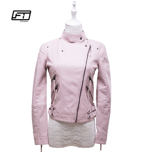 fitaylor women pink faux leather jackets soft pu lady biker outwear bomber motor leather coat jacket, Black
fitaylor women pink faux leather jackets soft pu lady biker outwear bomber motor leather coat jacket, Black