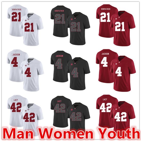 настройка ncaa alabama crimson tide футбольные майки dre kirkpatrick 21 eddie jackson 4 eddie lacy 42 джерси любое имя номер размер s-5xl, Black
настройка ncaa alabama crimson tide футбольные майки dre kirkpatrick 21 eddie jackson 4 eddie lacy 42 джерси любое имя номер размер s-5xl, Black