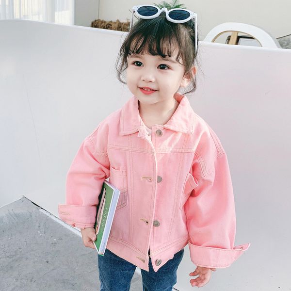 small children's candy color coat for girl long sleeve lapel casual kids jackets coats toddler cardigan cotton short outerwear, Blue;gray
small children's candy color coat for girl long sleeve lapel casual kids jackets coats toddler cardigan cotton short outerwear, Blue;gray