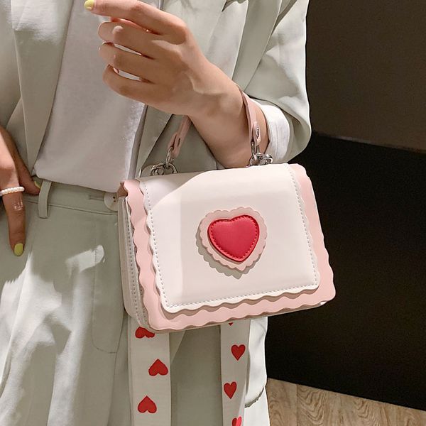 adorable heart shoulder strap sweet lolita girl's messenger cross body flap bag
adorable heart shoulder strap sweet lolita girl's messenger cross body flap bag