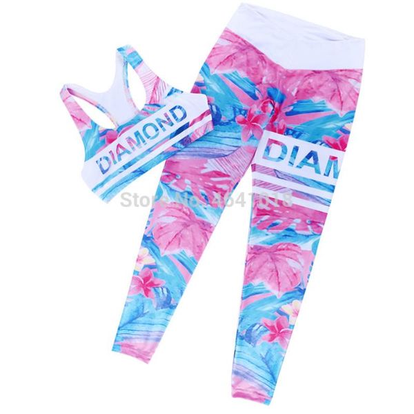 2019 new letter flower printed femme bodysuit fitness stretch women high waist leggings crop vest pants set suit, White
2019 new letter flower printed femme bodysuit fitness stretch women high waist leggings crop vest pants set suit, White