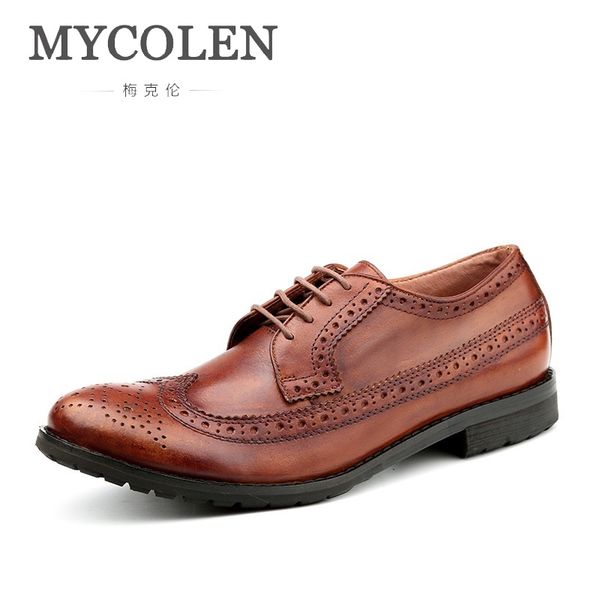 mycolen new luxury leather brogue mens shoes casual british style men fashion brand dress shoes for men sapatos masculinos, Black
mycolen new luxury leather brogue mens shoes casual british style men fashion brand dress shoes for men sapatos masculinos, Black