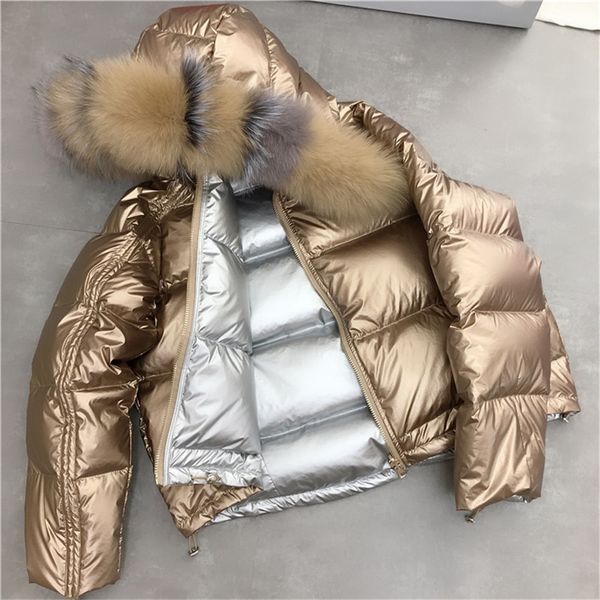 real fur hooded down jacket shine color two sides wear 2018 new winter women duck down jacket winter thick coat ev282, Black
real fur hooded down jacket shine color two sides wear 2018 new winter women duck down jacket winter thick coat ev282, Black