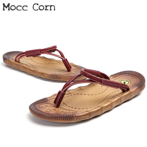 men leather slippers summer beach sandals fashion slides outdoor slippers casual male shoes flip flops chanclas hombre, Black
men leather slippers summer beach sandals fashion slides outdoor slippers casual male shoes flip flops chanclas hombre, Black