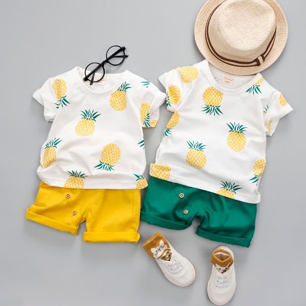 baby boys girls summer clothes fashion cotton set printed fruit sports suit for a boy t-shirt + shorts children's clothing, White
baby boys girls summer clothes fashion cotton set printed fruit sports suit for a boy t-shirt + shorts children's clothing, White