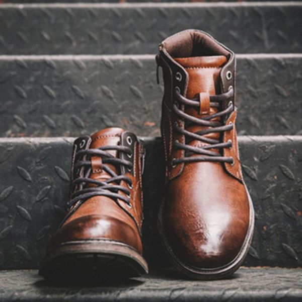 leather men boots large size 39-48 waterproof ankle boots outdoor work snow for men shoes, Black
leather men boots large size 39-48 waterproof ankle boots outdoor work snow for men shoes, Black