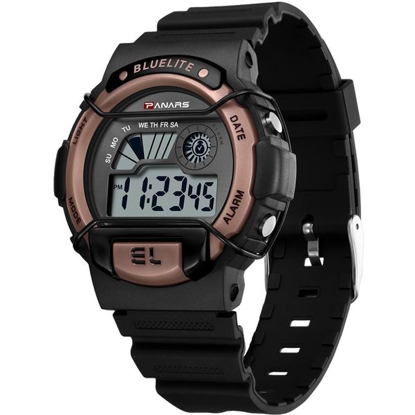 rgne new arrival waterproof watches casual led digital sports watch men student kid luminous wristwatches male clock, Slivery;brown
rgne new arrival waterproof watches casual led digital sports watch men student kid luminous wristwatches male clock, Slivery;brown