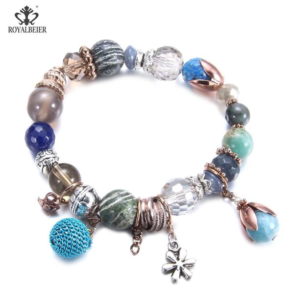 royalbeier dropshipping charms bead womens bracelets glass metal beads chakra jewelry natural stone with pendant charms sz0755, Golden;silver
royalbeier dropshipping charms bead womens bracelets glass metal beads chakra jewelry natural stone with pendant charms sz0755, Golden;silver