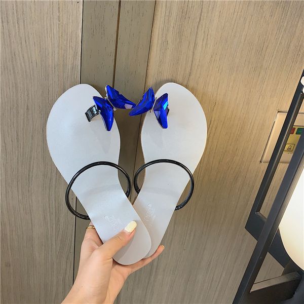 women sandals slippers clip toe slides flats butterfly silver/blue slippers summer beach shoes comfortable flats shoes, Black
women sandals slippers clip toe slides flats butterfly silver/blue slippers summer beach shoes comfortable flats shoes, Black