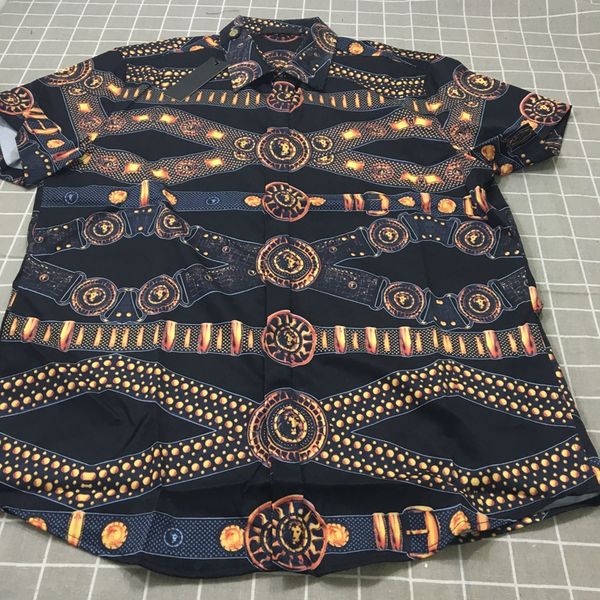 Wholesale The New Style Men Casual Slim Fit Shirts Fashion Medusa Short Shirt Various Styles Printing Silk Shirt 
Wholesale The New Style Men Casual Slim Fit Shirts Fashion Medusa Short Shirt Various Styles Printing Silk Shirt