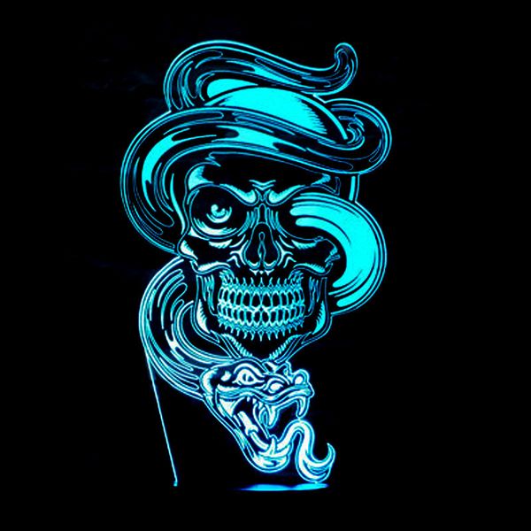 foreign trade new pattern ghost 3d small night-light colorful touch remote control led vision lamp touch 3d small desk lamp
foreign trade new pattern ghost 3d small night-light colorful touch remote control led vision lamp touch 3d small desk lamp