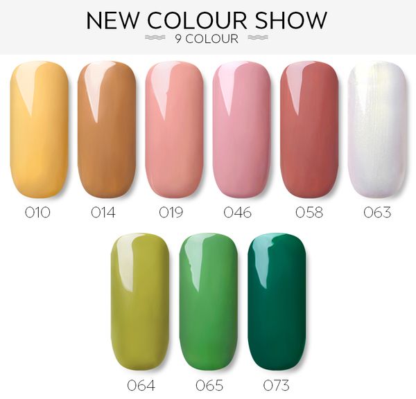 18 pure charming light color series 7ml nail gel polish long lasting uv led gel nail art lacquers gel nail polish glue una 
18 pure charming light color series 7ml nail gel polish long lasting uv led gel nail art lacquers gel nail polish glue una