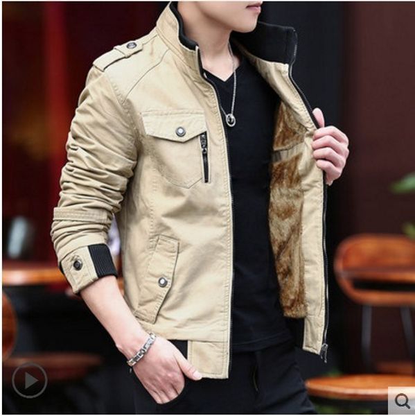 men's coat winter 2018 new style korean-style casual trend handsome denim jacket men's wear brushed and thick cotton-padded clot, Black;brown
men's coat winter 2018 new style korean-style casual trend handsome denim jacket men's wear brushed and thick cotton-padded clot, Black;brown