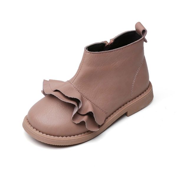 autumn winter ruffle kids shoes pu leather boots children leather girls non-slip fashion outdoor snow boots 21-35 sport shoes, Black;grey
autumn winter ruffle kids shoes pu leather boots children leather girls non-slip fashion outdoor snow boots 21-35 sport shoes, Black;grey