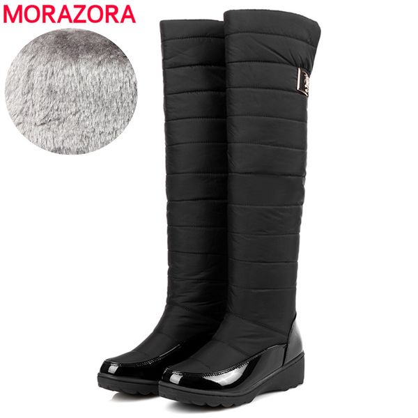 morazora eur size 35-44 snow boots women classic warm down knee high winter boots female cotton shoes women's boots 2019 new, Black
morazora eur size 35-44 snow boots women classic warm down knee high winter boots female cotton shoes women's boots 2019 new, Black