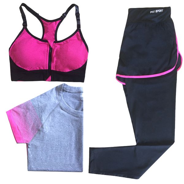 yd new arrival 3 pcs women's sport yoga set gym running sportwear suit fitness yoga clothing workout fre shipping, White;red
yd new arrival 3 pcs women's sport yoga set gym running sportwear suit fitness yoga clothing workout fre shipping, White;red
