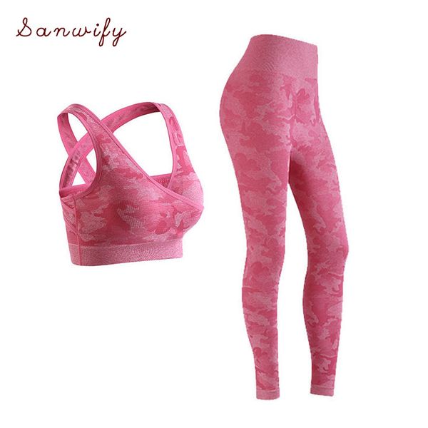 2020 new seamless yoga set women fitness clothing sportswear high waist gym leggings tights workout bra 2 piece sport suit, White;red
2020 new seamless yoga set women fitness clothing sportswear high waist gym leggings tights workout bra 2 piece sport suit, White;red