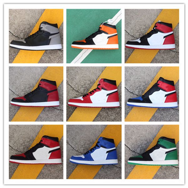 Men Women 1S Basketball Shoes 1 Black Purple Green Red Toes Flash Mandarin Duck Chicago Forbid Dark Gray Shadow Athletic Shoes
Men Women 1S Basketball Shoes 1 Black Purple Green Red Toes Flash Mandarin Duck Chicago Forbid Dark Gray Shadow Athletic Shoes