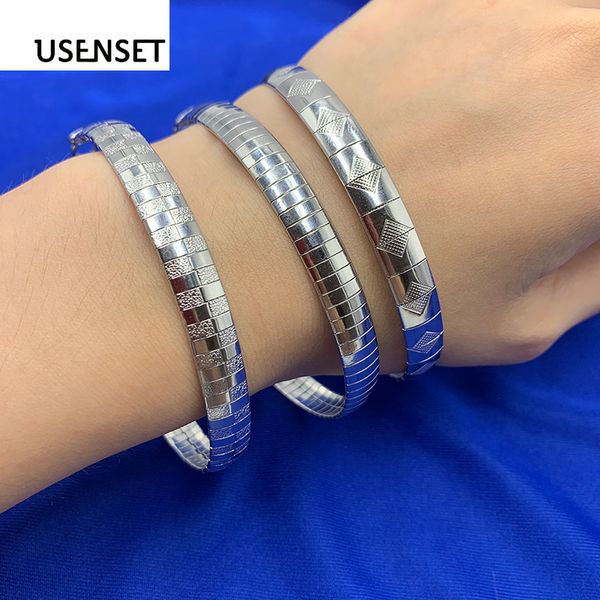 usenset charm jewelry stainless steel bracelets women choker silver/gold color collar snake chain bracelet, Black
usenset charm jewelry stainless steel bracelets women choker silver/gold color collar snake chain bracelet, Black