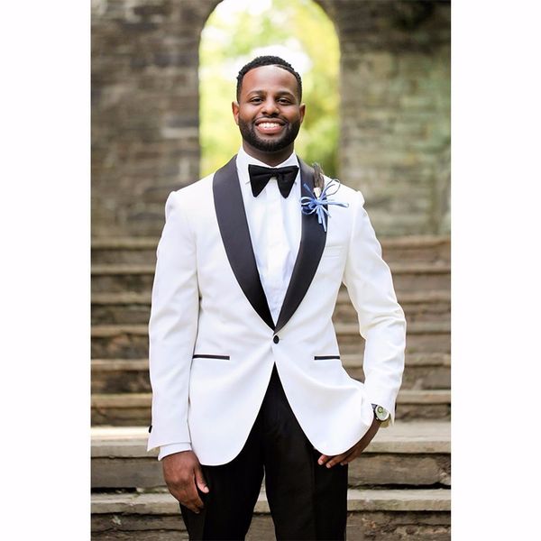 new arrival tuxedo jacket men suit 2020 one button white groom tuxedos groomsmen men's wedding prom suits (jacket+pants+bow tie, White;black
new arrival tuxedo jacket men suit 2020 one button white groom tuxedos groomsmen men's wedding prom suits (jacket+pants+bow tie, White;black
